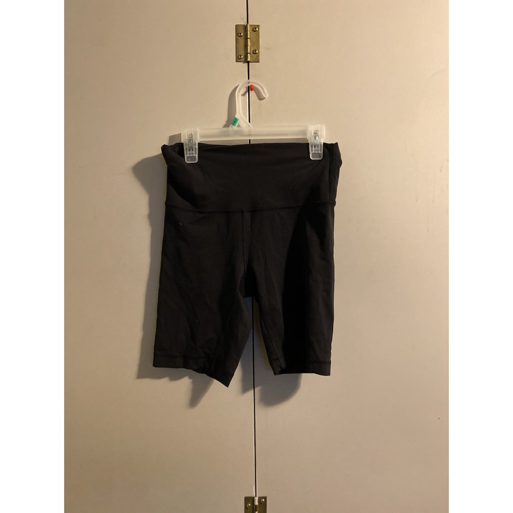 Lululemon Black High Rise Athletic Biker Shorts Size 6